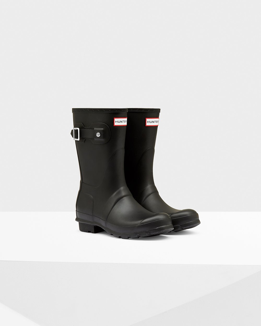 Hunter Mujer Original - Botas de Lluvia Negras - 302-JPZHLC